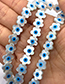 Fashion 10mm Shell Eyes Quincunx Beads Loose Beads