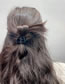 Fashion Dark Brown Acrylic Wig Bow Clip