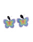 Fashion 1# Acrylic Butterfly Earrings