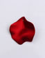 Fashion 10 Large Red Petals Acrylic Geometric Petal Stud Earrings