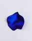 Fashion 10 Small Lake Blue Petals Acrylic Geometric Petal Stud Earrings
