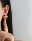 Fashion Gold Alloy Geometric Geometric Sphere Stud Earrings