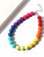Fashion Color Resin Colorful Beaded Necklace