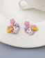 Fashion A Pair Of Ear Clips (triangular Clips) Alloy Heart Rabbit Flower Ear Clip Earrings