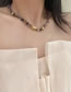 Fashion Gold Geometric Crystal Beaded Necklace