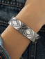 Fashion Silver Metal Engraved Pattern Bracelet