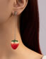 Fashion Strawberry Alloy Strawberry Ear Clip Earrings