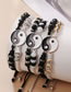 Fashion 3# Pair Of Alloy Drip Oil Tai Chi Braided Bracelets