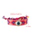 Fashion Color 8 Alloy Eye Woven Pattern Tassel Bracelet