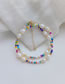 Fashion Color Multicolored Rice Bead Beaded Pearl Necklace