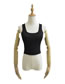 Fashion Coffee Color Polyester Sleeveless Knit Camisole Vest