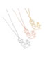 Fashion Steel Color Stainless Steel Mother Holding Hands Necklace
