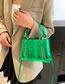 Fashion Gold Pu Glossy Large Capacity Messenger Bag