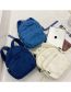 Fashion Light Blue Denim Large Capacity Backpack