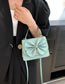 Fashion Green Pu Bowknot Flap Crossbody Bag