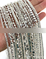 Fashion Round 4mm 5 Strings Geometric Beaded Bracelet Accessory