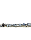 Fashion Broken Silver 5-8 (thick) 5 Strings Geometric Beaded Bracelet Accessory