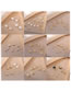 Fashion 1# Zirconia Geometric Pearl Drop Earrings In Copper