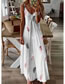 Fashion Grey Sleeveless Printed Slip Dress