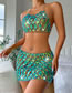 Fashion Bright Color Skirt Geometric Jewel Cutout Skirt
