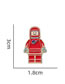 Fashion Red Alloy Drip Astronaut Brooch