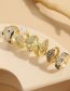 Fashion Leopard Ring Gold-plated Brass Zirconium Leopard Ring