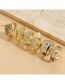 Fashion Leopard Ring Gold-plated Brass Zirconium Leopard Ring