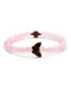 Fashion Peach Powder + Sand Butterfly Geometric Agate Beaded Bracelet