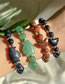 Fashion Green Aventurine Geometric Agate Sands Beaded Penguin Bracelet
