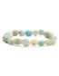 Fashion Amazon Irregular Geometric Jade Agate Beaded Bracelet