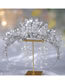 Fashion Crown Crystal Braided Tassel Crown