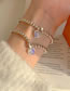 Fashion 3# Copper Hollow Heart Bracelet