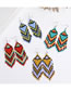 Fashion E. Colorful Rice Bead Tassel Earrings