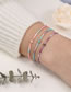 Fashion F Multicolored Beaded Faceted Crystal Bracelet