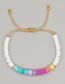 Fashion 2# Multicolored Clay Beaded Bracelet