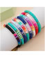 Fashion 2# Multicolored Clay Beaded Bracelet
