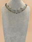 Fashion 3# Beaded Crystal Beaded Necklace