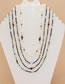 Fashion 1# Beaded Crystal Beaded Necklace