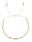 Fashion 4# Gold And Semi-precious Beaded Bracelet