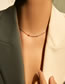 Fashion Color Copper Oil Drop Bead Bead Necklace