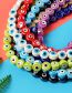 Fashion Mixed Color Ceramic Colored Eye Beads