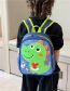 Fashion Khaki Nylon Printed Large Capacity Children's Backpack