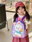 Fashion Red Nylon Printed Large Capacity Children's Backpack