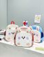 Fashion Off White Cartoon Bunny Large Capacity Children's Backpack