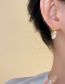 Fashion Earrings-gold-white Alloy Drip Oil Cloud Earrings