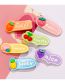 Fashion 6# Carrot [no Paper Card] Plastic Fruit Letter Oval Hair Clip