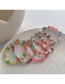 Fashion Spacer Long Tube Natural Stone Mosaic Bracelet Geometric Agate Beaded Bracelet