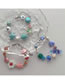 Fashion Candy Ceramic Bracelet (goldfish Color Is Not Fixed) Porcelain Heart Clover Fish Beaded Bracelet