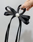 Fashion Without Pearls Fabric Bow Clip