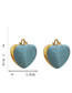 Fashion Gold Alloy Dripping Oil Love Double-sided Earrings